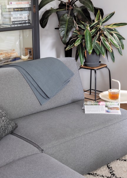 Fleece-Decke im Etui - Anthrazit
