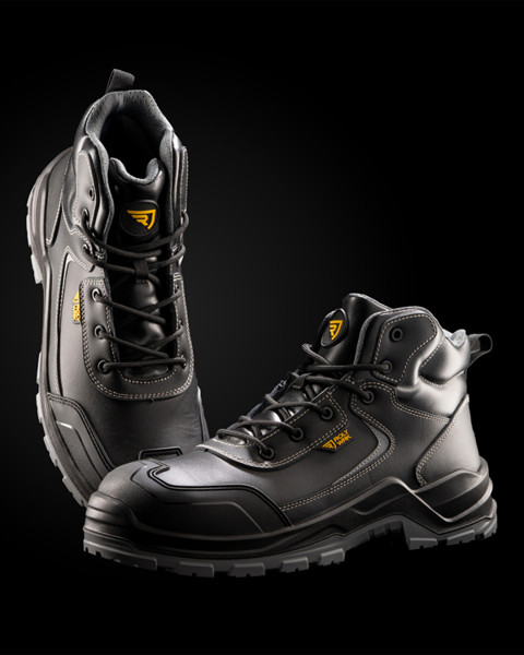 Zapato Laboral Iron - NEGRO/PLOMO / 48