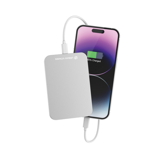 Urban Vitamin Burbank powerbank 3000 mAh, kobaltna celica - Silver