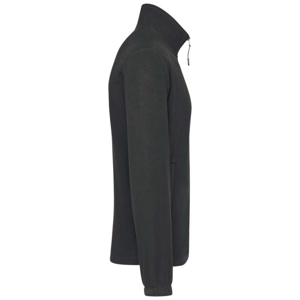 Unisex Microfleece Elasticated Jacket - Dark Grey / XS