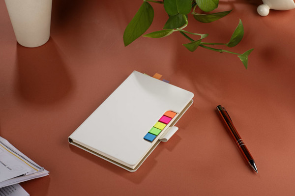 Sticky note pad STIKLO A6 - white