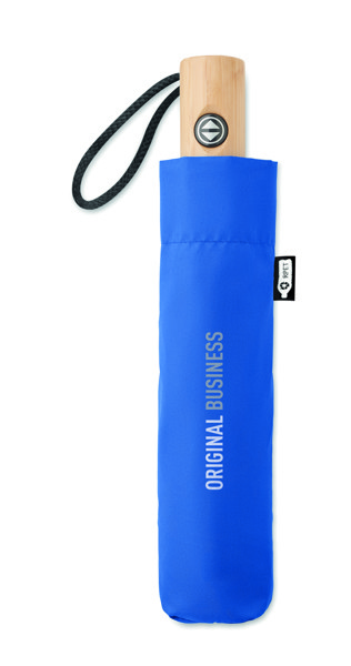 23 inch 190T RPET umbrella Leeds - Royal Blue