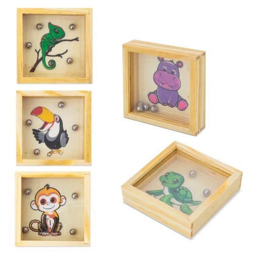 SET OF 5 WOODEN LABYRINTHS “JUNGLE”