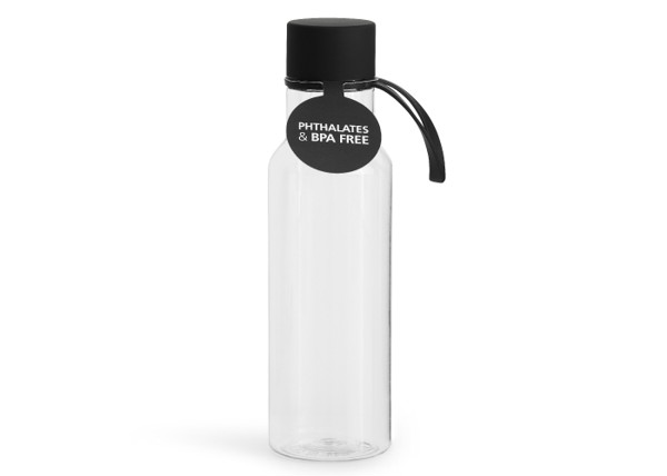 Sagaform Water Bottle 600ml - White/transparent