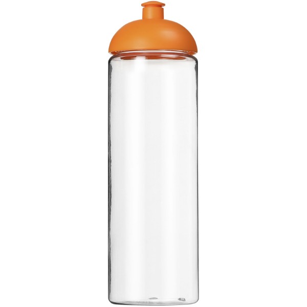 H2O Vibe 850 ml sportovní lahev s kupolovitým víčkem - Průhledná / 0ranžová