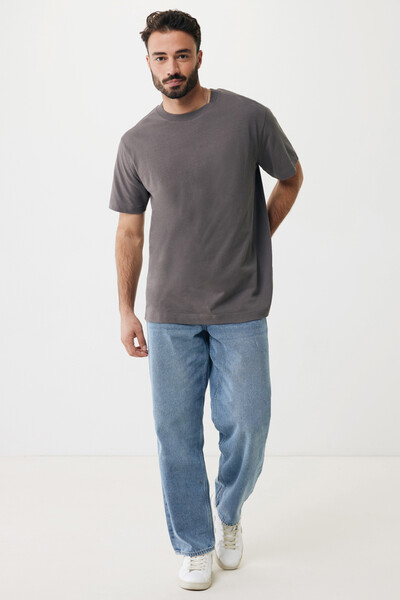 Iqoniq Kakadu relaxed recycled cotton t-shirt - Anthracite / XXL