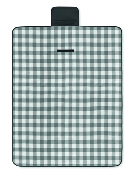 Caly piknik odeja RPET flis, 150x120 cm - Črna