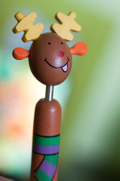 Cartoon Pen Göte, Reindeer - Brown