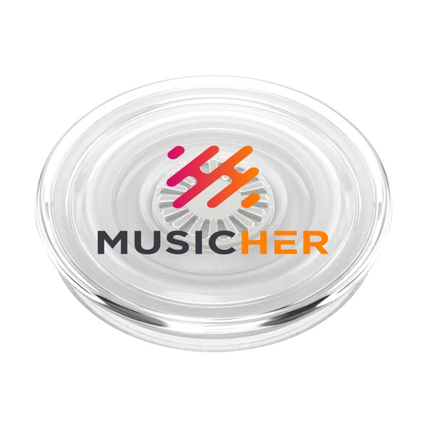 PopSockets® phone holder PopGrip Plant | Plant-based - transparent