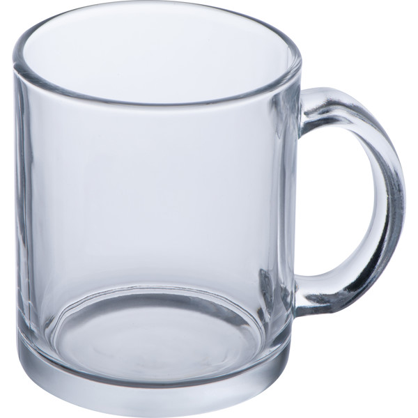 Coffee mug made of glass MATHILDE - Transparent