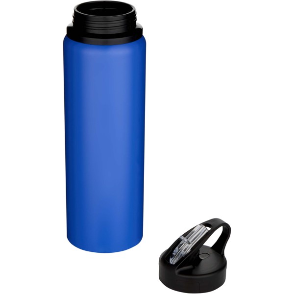 Bouteille d’eau Fitz de 800 ml en acier inoxydable recyclé certifié RCS à simple paroi - Bleu royal