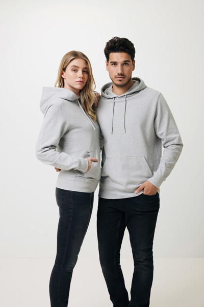 Iqoniq Torres ungefärbter Hoodie aus recycelter Baumwolle - Heather Grey / L