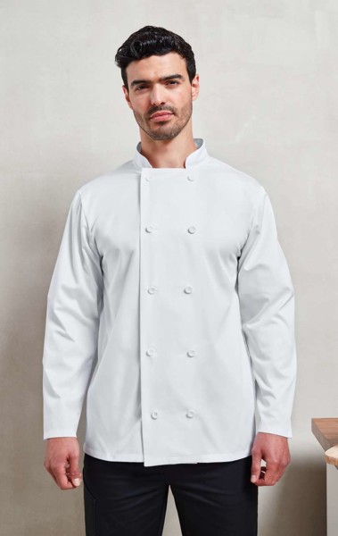 Long Sleeve Chef’S Jacket - White / 4XL