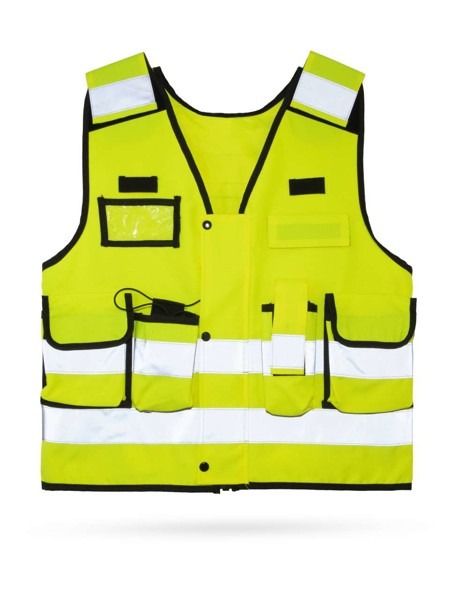 Tactical Safety Vest "Stammheim" - Yellow / M/XL