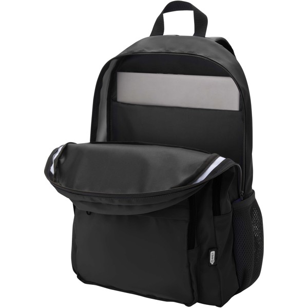 Trend Plus 15" Laptop-Rucksack aus recyceltem GRS-Material 20 L - schwarz