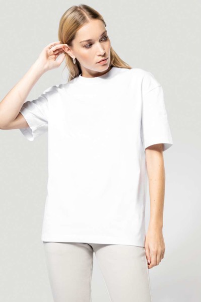 Oversized Short Sleeve Unisex T-Shirt - White / S