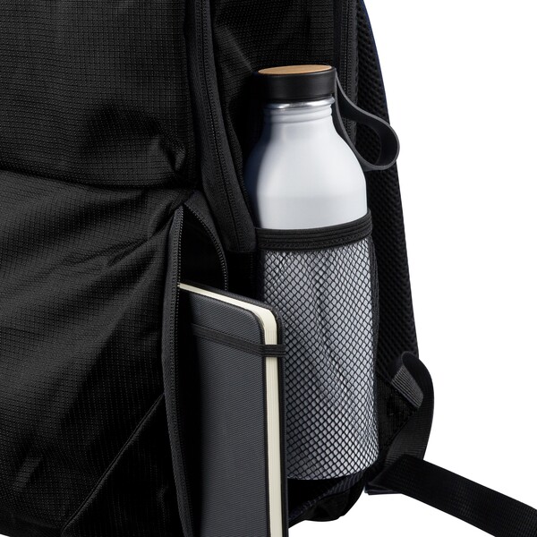 rPET (300D) polyester Ocean Bound backpack Tova - black