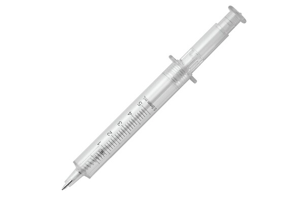 Syringe pen transparent - Transparent / White
