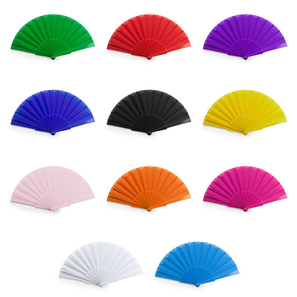 Albero Hand Fan Blue - Light Royal