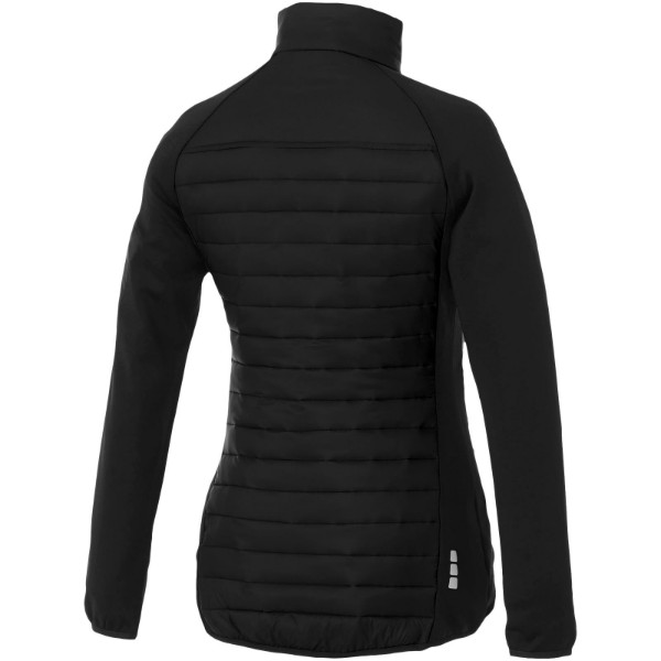 Banff women's hybrid insulated jacket - Solid black / S