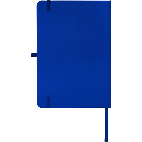 Carnet A5 Teak ligné recyclé à couverture rigide - Bleu royal