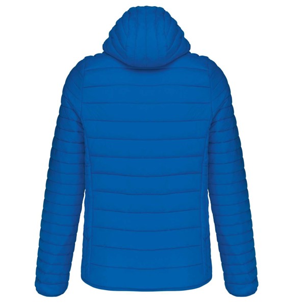Men's Lightweight Hooded Padded Jacket - Light Royal Blue / XL