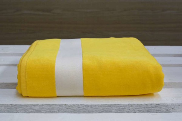 Olima Velour Beach Towel - Sunflower