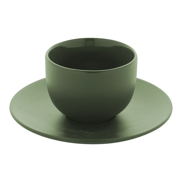 Zestaw filiżanek do cappuccino Caturra Plus - Zielony