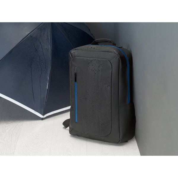 OSASCO. Voděodolný batoh na notebook z polyesteru 600D 15.6'' - Černá