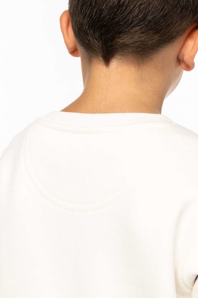 Kids' Eco-Friendly Round Neck Sweatshirt - Aquamarine / 12/14