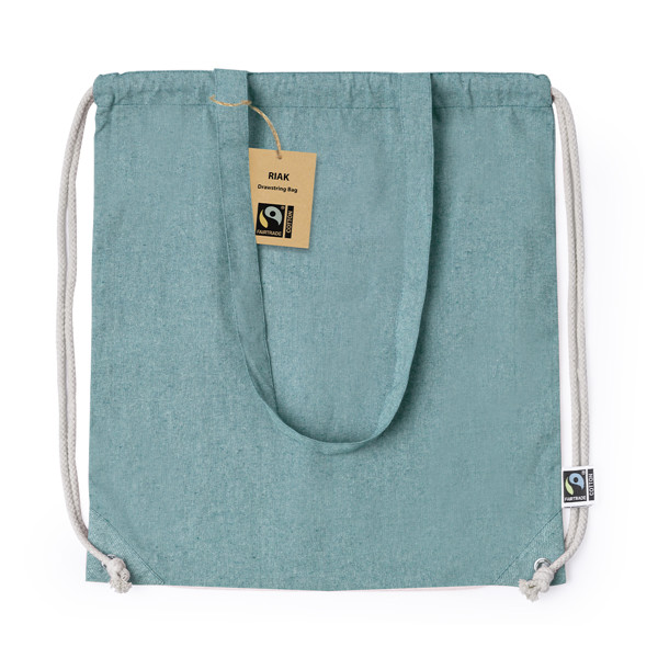 Sacca Borsa Riak Fairtrade - Verde