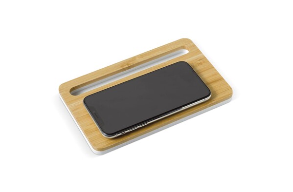 Chargeur sans fil en bambou 5W