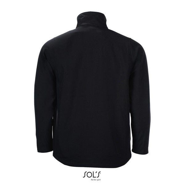 RACE MEN SOFTSHELL ZIP - Black3XL