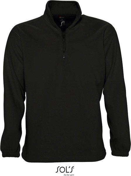 Fleece with 1/2 Zip SOL'S | Ness - Black / 5XL