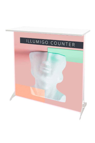 Balcão com LED ILLUMIGO impressão incluída
