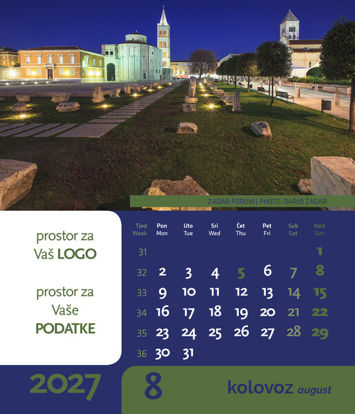 Stolni CD kalendar – Jadranski gradovi