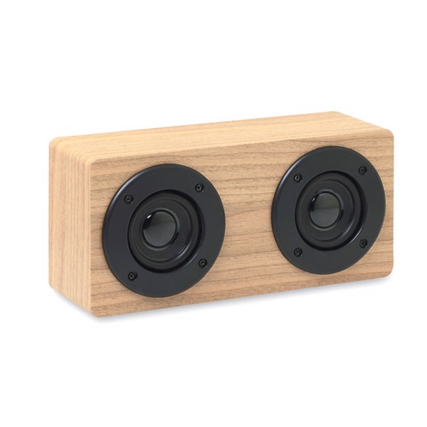 Wireless speaker 2x3W 400 mAh Sonictwo - Wood