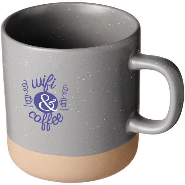 Mug en céramique 360ml Pascal - Gris