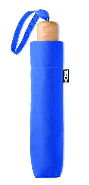 21 inch RPET foldable umbrella Tralee - Royal Blue