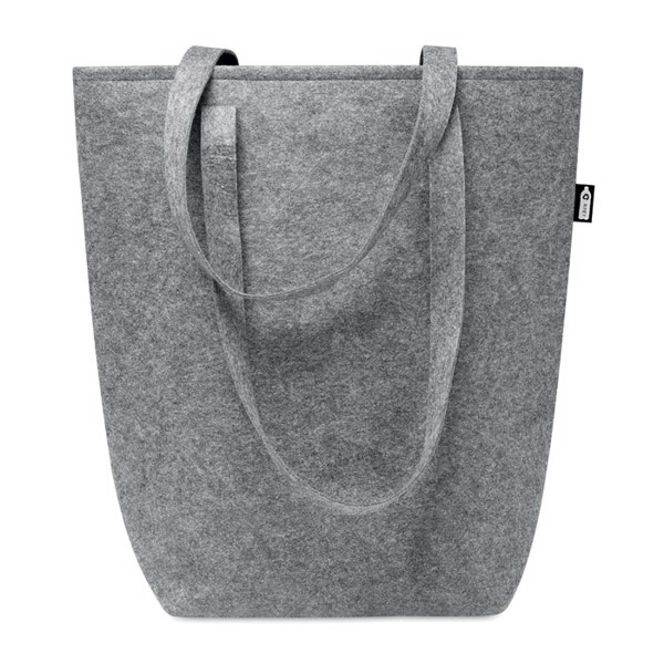 RPET felt shopping bag Taslo - Grey