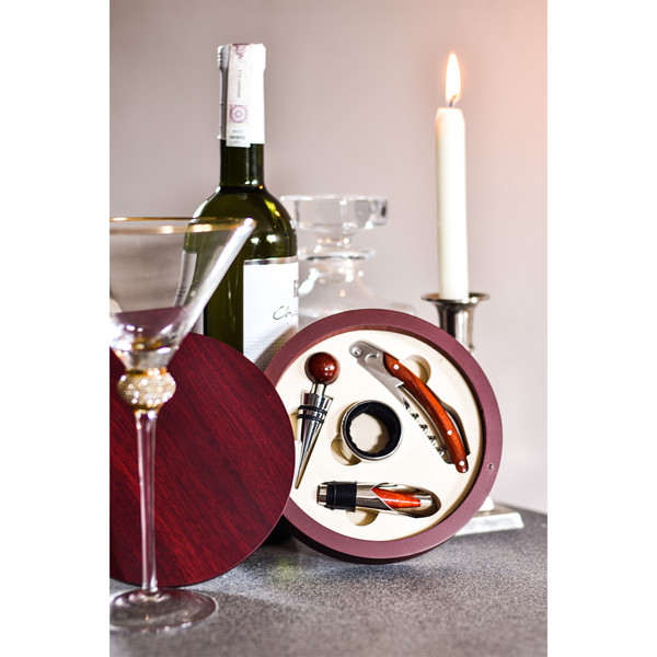 Limoges wine set - Maroon