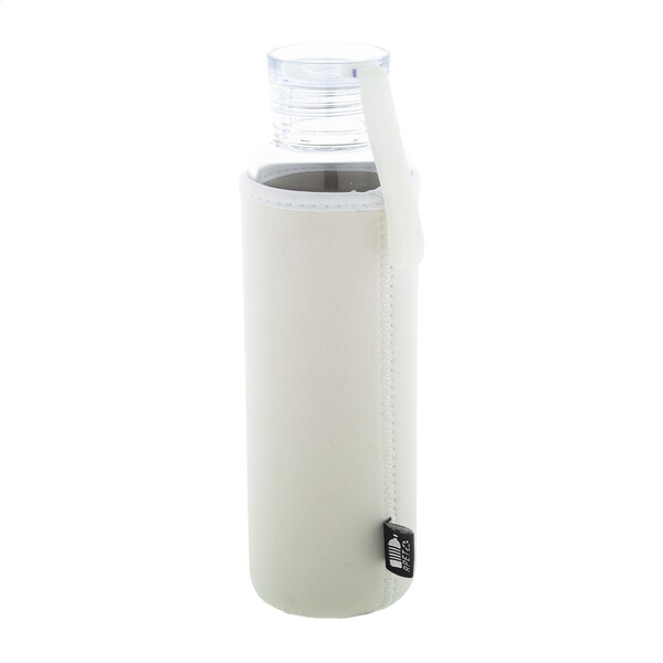 Recycled Glass Bottle Vitrem - White