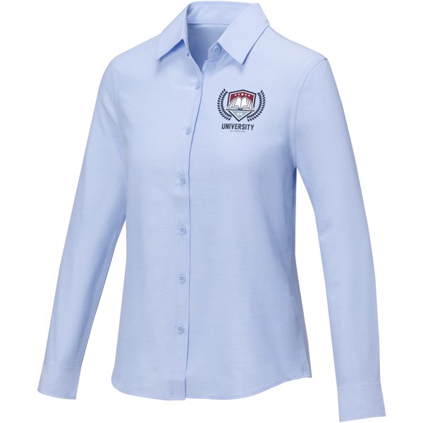 Pollux 130 g/m2 long sleeve women's shirt - Light Blue / 2XL