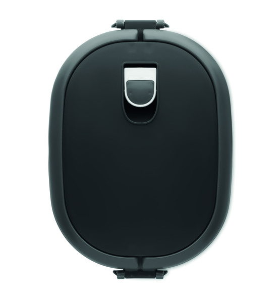 Lux Lunch PP lõunakarp õhukindla kaanega - Must