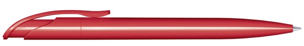 Senator® Challenger Polished, Push Ball Pen - Red Similar PMS 186