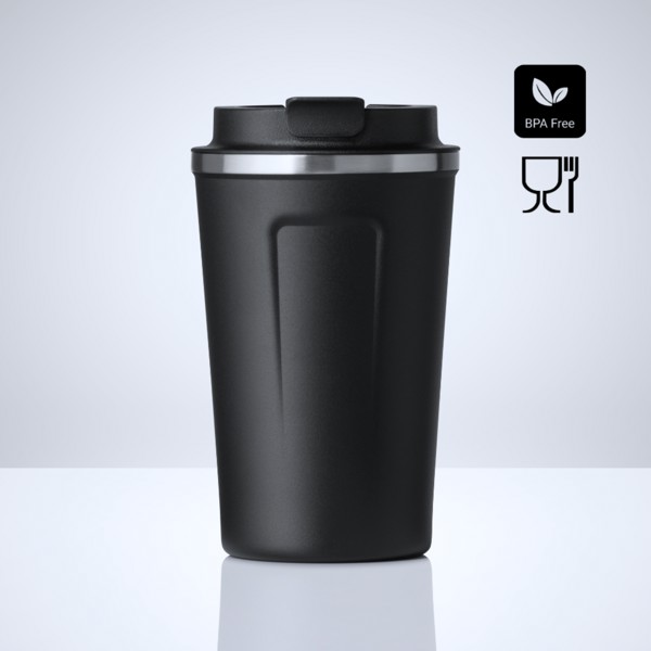 Hrnček na kávu Nordic, 350 ml - Čierna