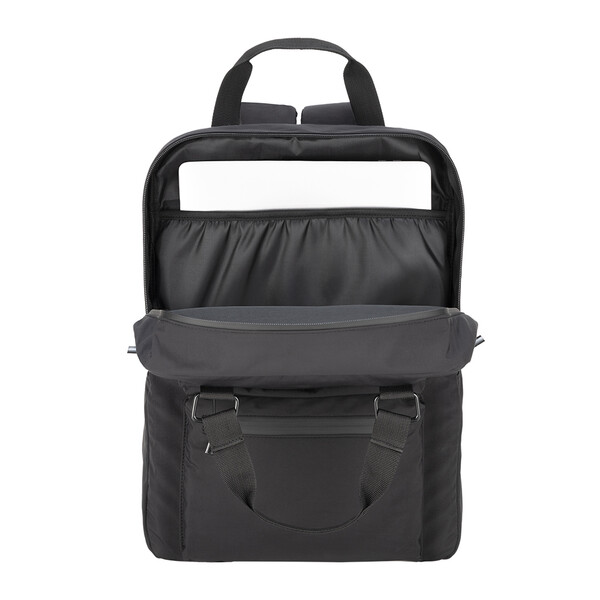 15 Inch Laptop Backpack Made Of 70 Percent Polyester And 30 Percent Nylon 280D - Black