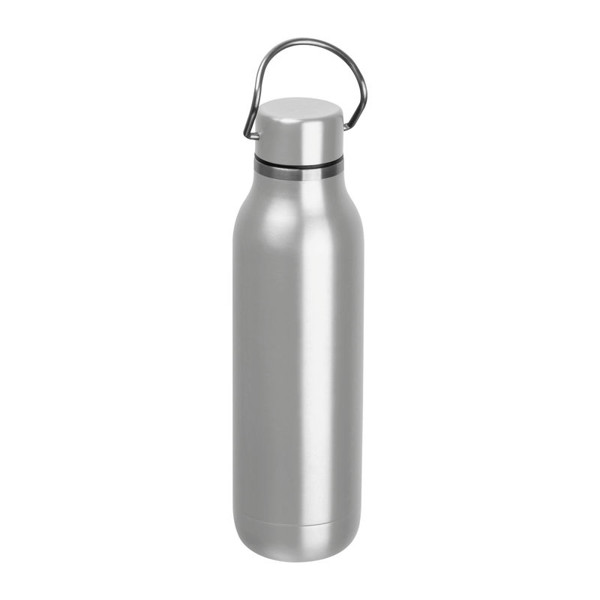 Stainless Steel Drinking Bottle Borgholm 600 ml - Grey