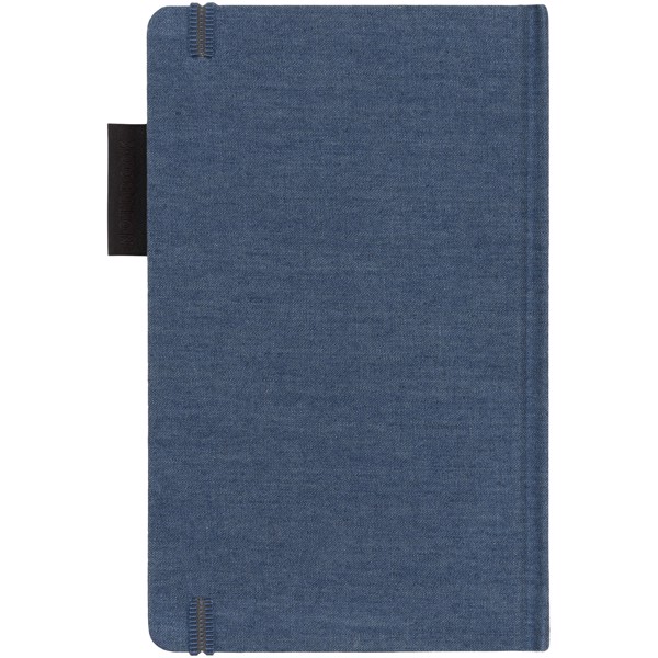 Látkový notebook Jeans, A5 - Tmavě modrá