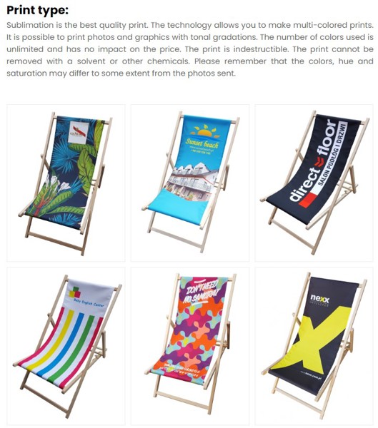 Wooden deckchairs & chairs - custom made